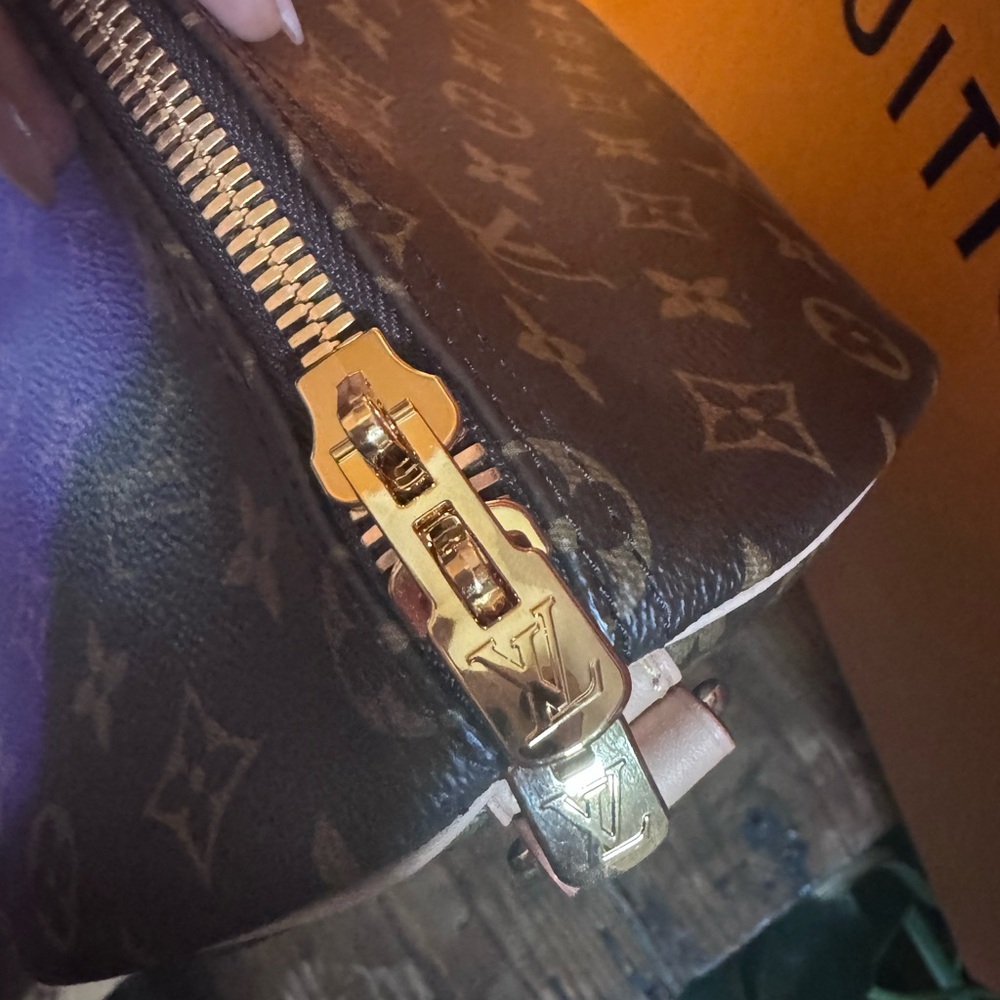 Louis Vuitton Brown and Tan Monogram Duffel Bag - Picture 6 of 6